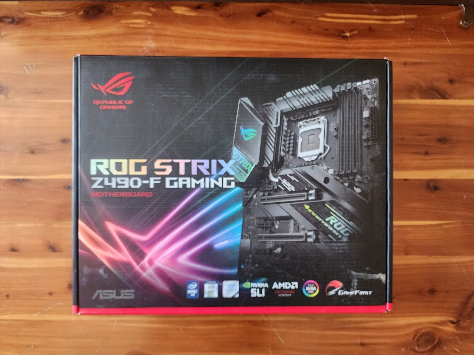 ASUS ROG Strix Intel Z490-F ゲーミング LGA 1200 ATX DDR4-SDRAM 