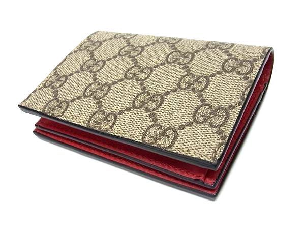 GUCCI GGスプリーム キャット 二つ折り財布 □極美品□ GUCCI グッチ 506277 493075 GGスプリーム GG柄 PVC
