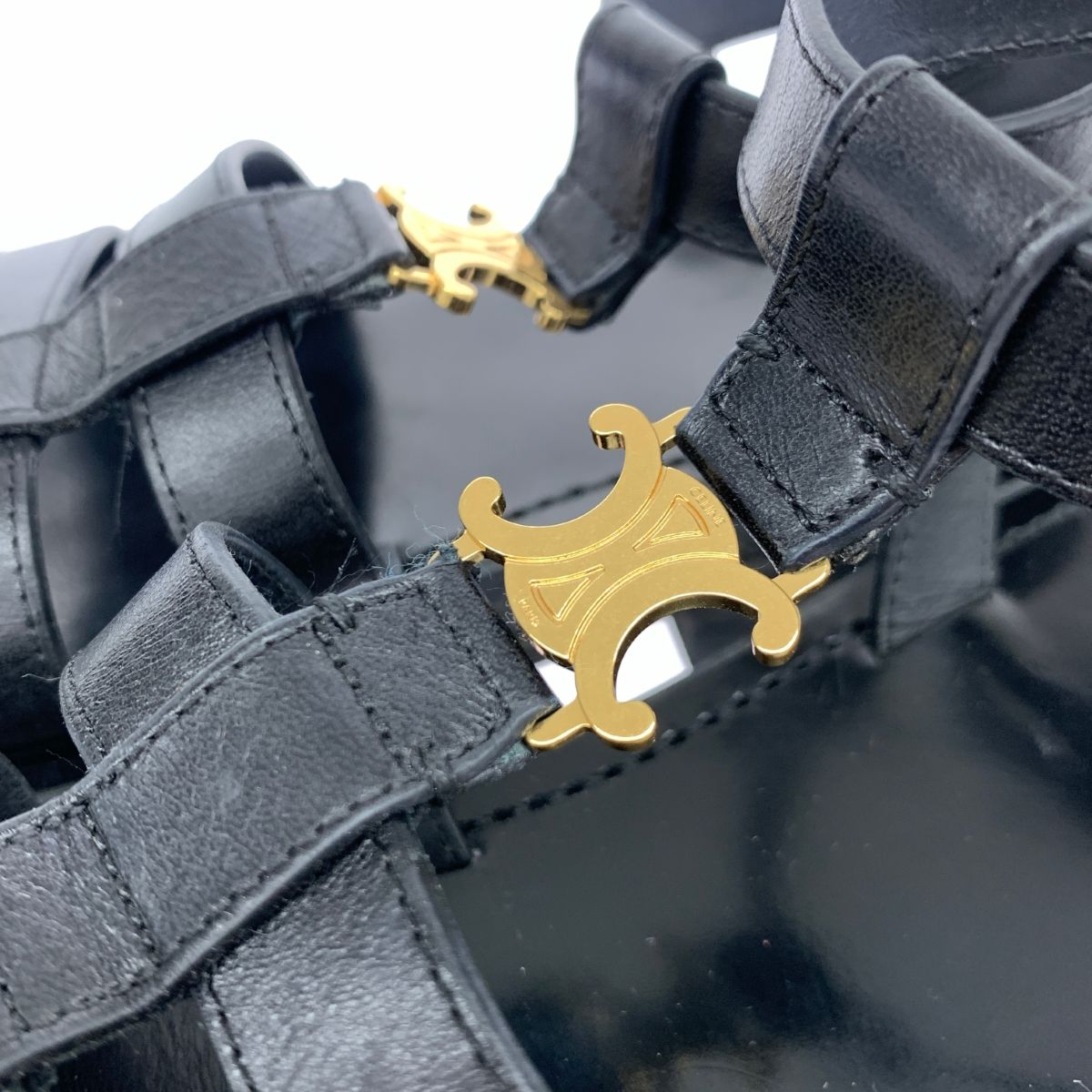 CELINE セリーヌ トリオンフ グラディエーター サンダル CELINE☆セリーヌ トリオンフ グラディエーター サンダル 正規品