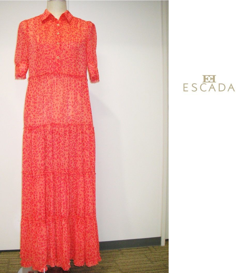 新品】ESCADA（エスカーダ）ワンピース ロングワンピース ドレス 