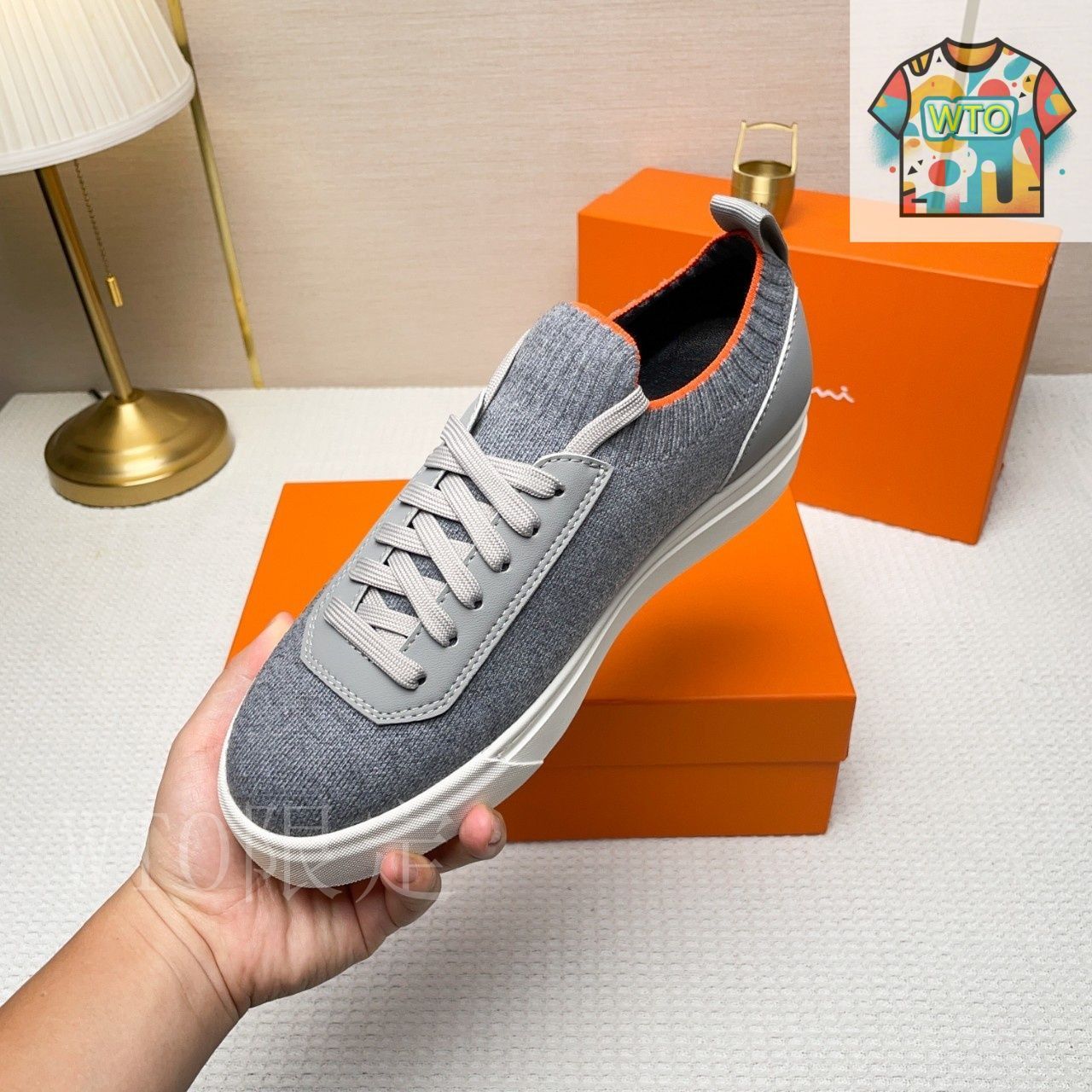 Santoni WSAL70563BJ2TMGDE53E53 関税送料込 ARCHIVE SALE｜DBS】レザー ダブルバックルスニーカー（シューズ