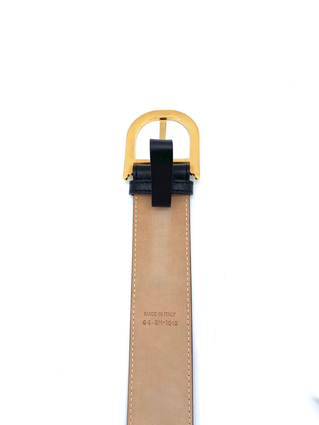 Dior Dロゴ バックル レザー ベルト タグ付き 未使用 黒 9381 Dior ディオール Dロゴ バックル レザー ベルト タグ付き 未使用