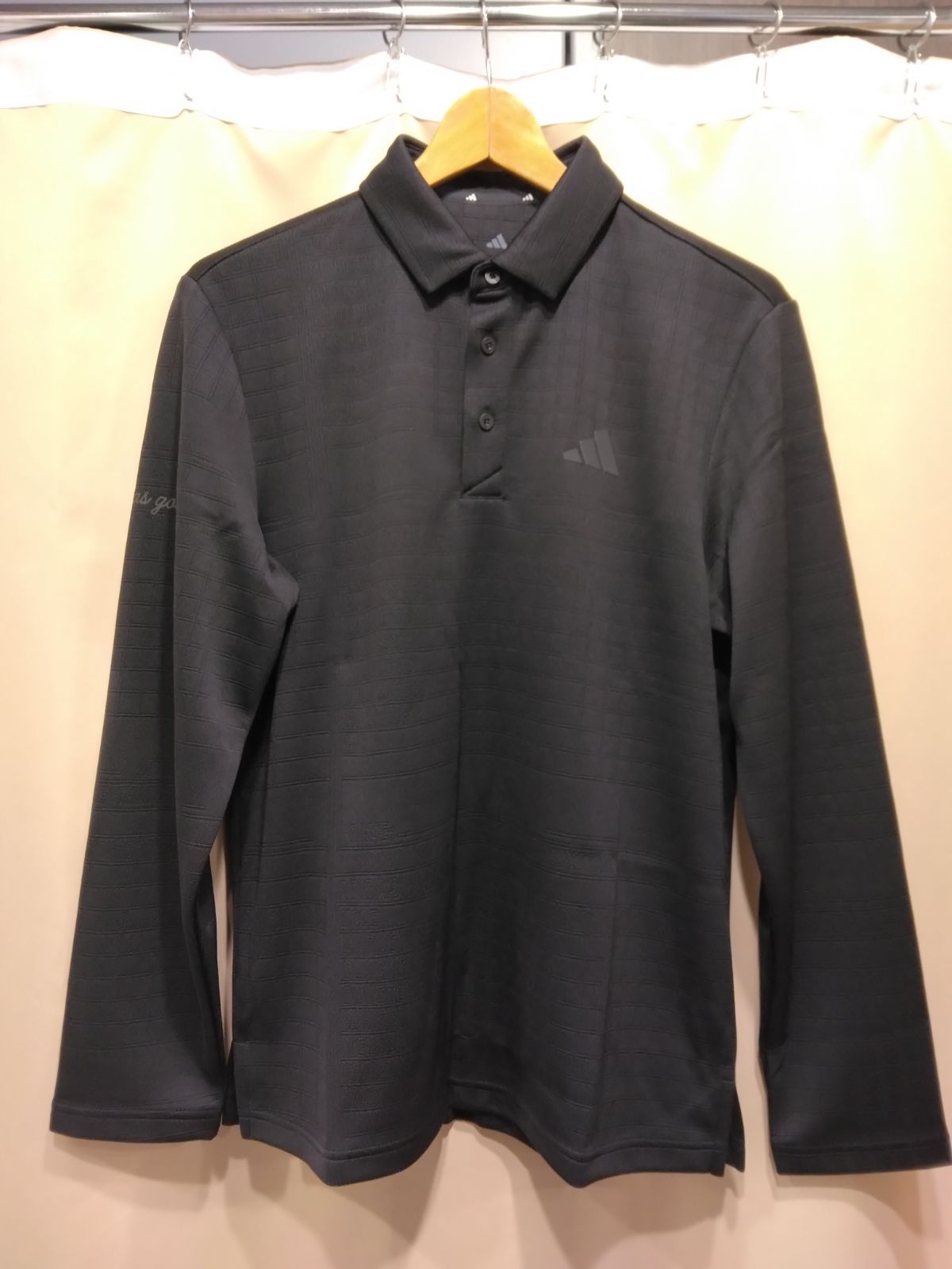 アディダス シーズナル ジャガード 長袖シャツ JVV03 メンズ ゴルフウェア ゴルフ 2025秋冬モデル adidas 日本 新橋店