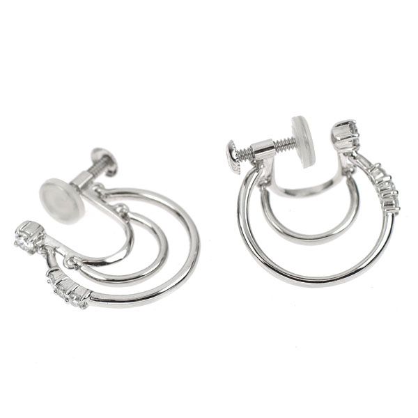 Pt900 ダイヤモンド イヤリング 0.30ct