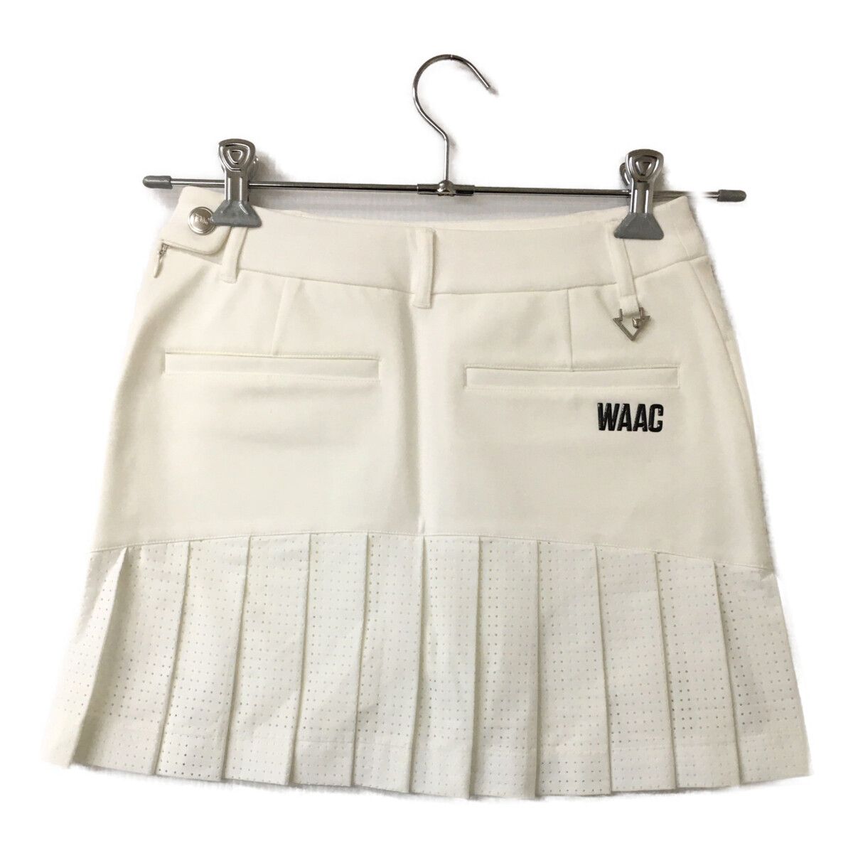 中古 レディース ワック WAAC スカート 1(S) 白 パンチング