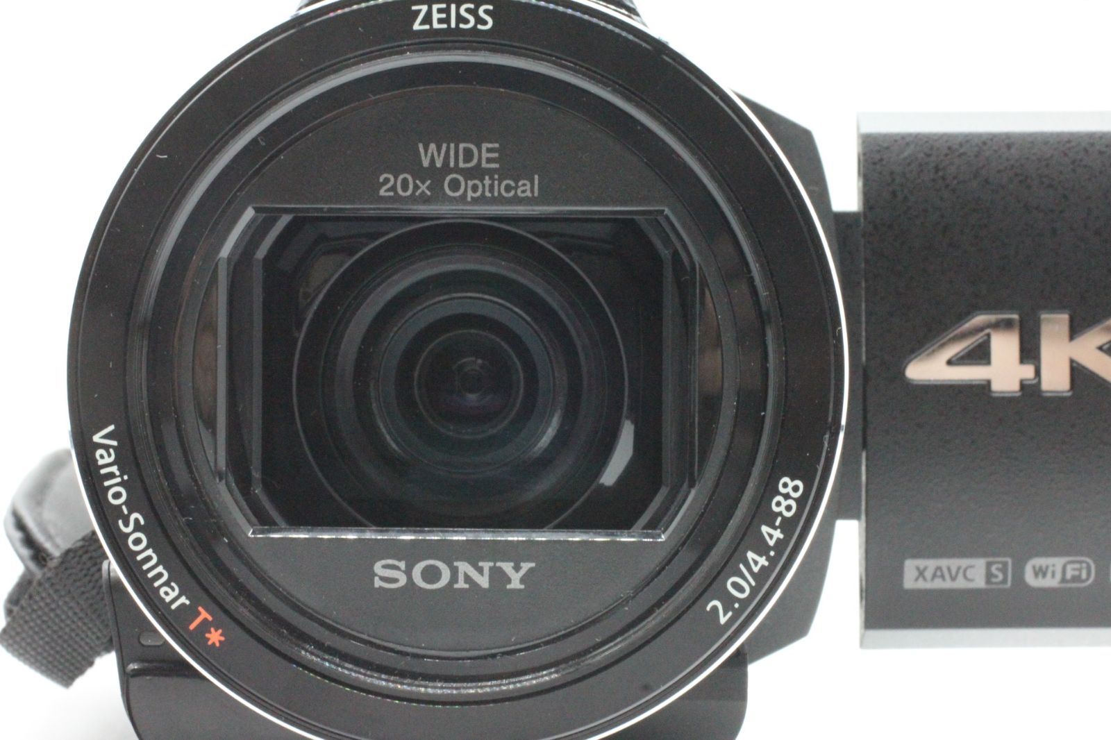 最大41%OFFクーポン ソニー 4K ビデオカメラ Handycam FDR-AX45 ブラック 内蔵メモリー64GB 光学ズーム20倍 