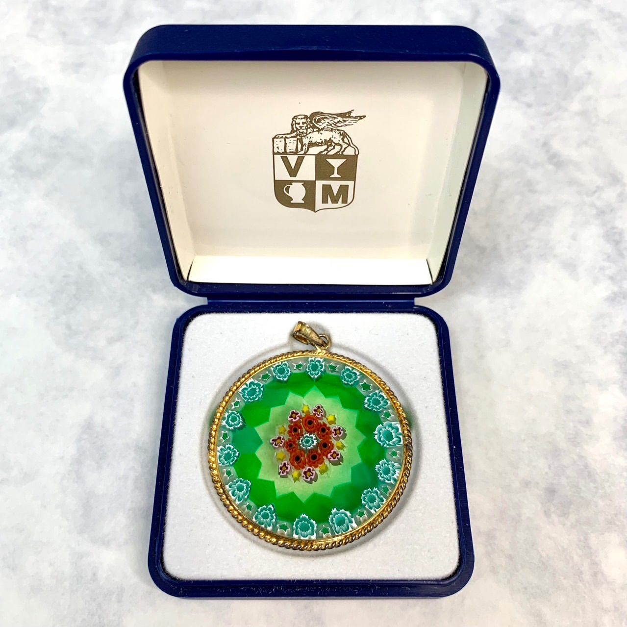 ベネチアンガラス 上美品⭐️ ペンダントトップ】 Venetian glass ベネチアン
