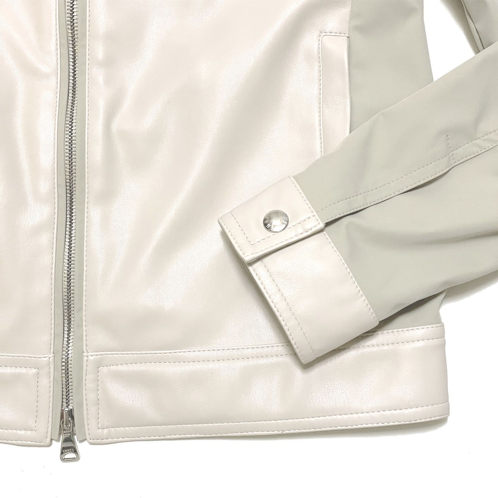 EMMETI エンメティ レザー / JURI HOODIE ユリ フーディ テックレザー 