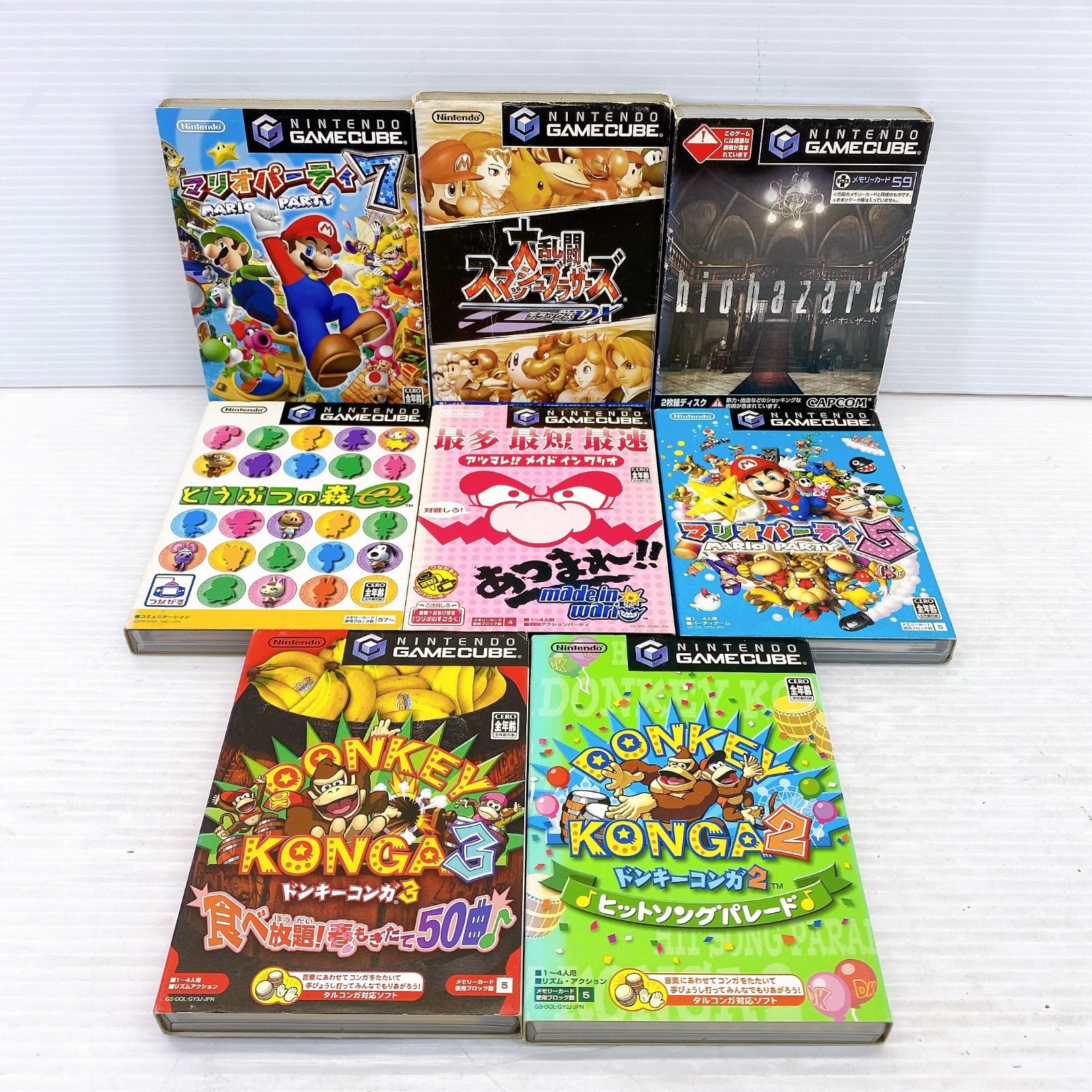 ◇任天堂 ゲームキューブ ソフト まとめて 8本セット マリオ・ドンキー 