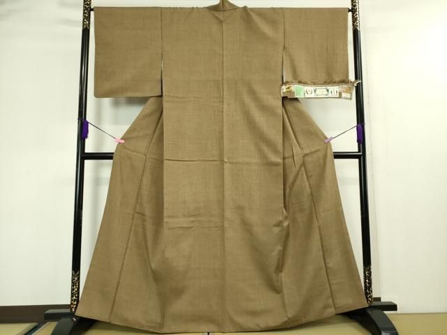 平和屋着物○本場大島紬 7マルキ 笹 正絹 逸品 CAAR8330vf