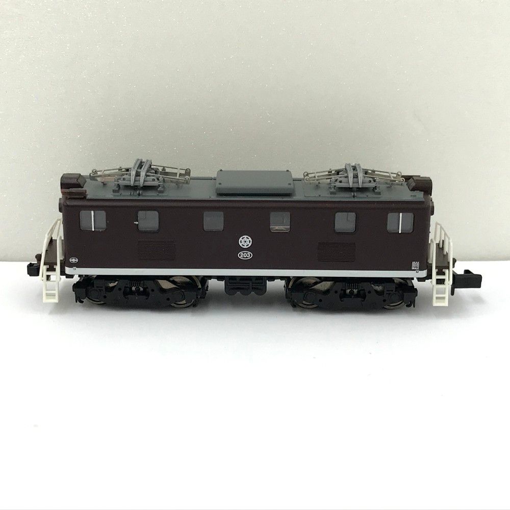 マイクロエース A2069 秩父鉄道 デキ200型 茶色 電気機関車 Nゲージ 鉄道模型 ケース汚れ有 モーター ライトOK