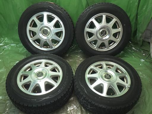 【中古】DUNLOP  スタッドレス クレスタ純正 15インチ ダンロップ ウインターマックス