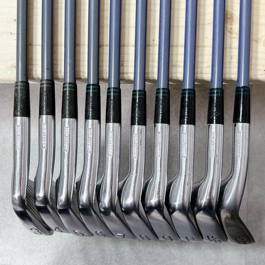 W749 左利き BRIDGESTONE マッスルバック アイアンセット10本 - メルカリ