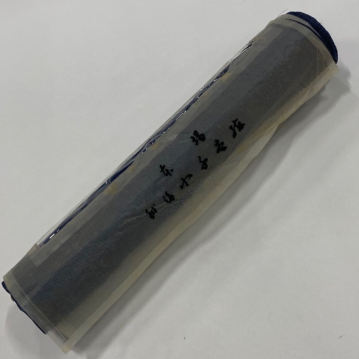 反物 名品 小千谷ちぢみ 紺色 麻 【中古】 - メルカリ 