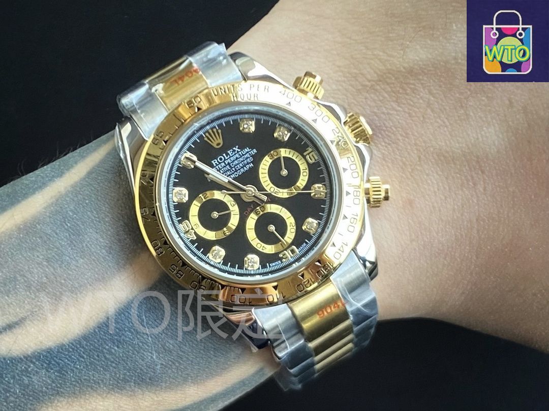 海外販促用 ROLEX ロレックス デイトジャスト大型掛け時計 シルバー