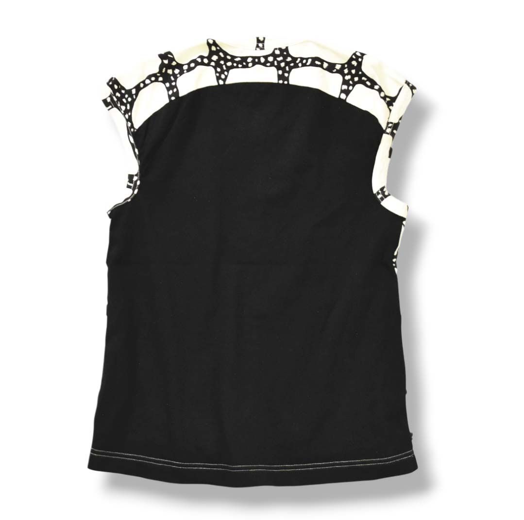 コムデギャルソンコムデギャルソン ノースリーブ トップス コムデギャルソンCOMME des GARCONS 製品染めセンターサークル