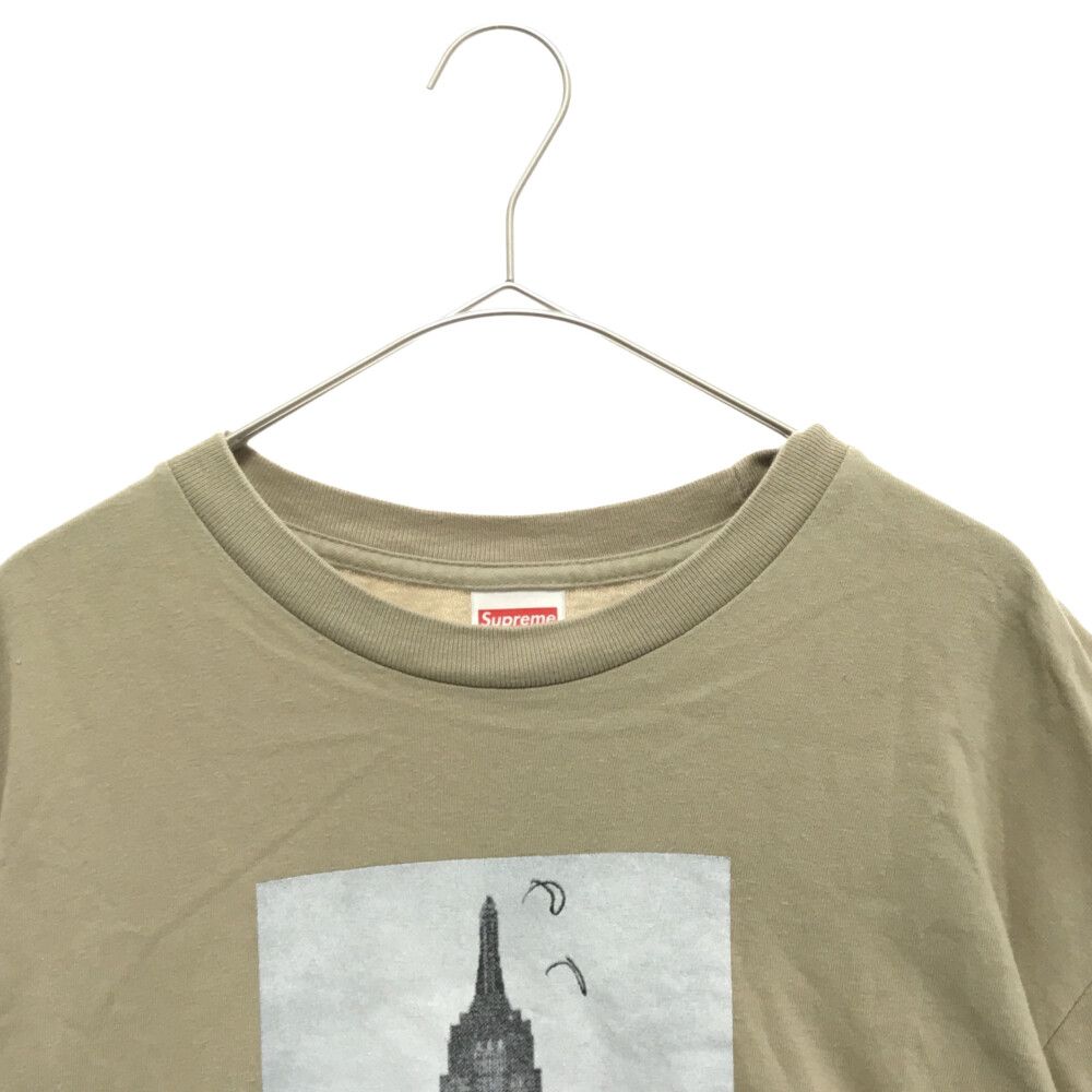 SUPREME シュプリーム 18AW×Mike Kelley Empire State Tee マイクケリー エンパイアステイトビル フォトプリント半袖Tシャツ カットソー ブラック