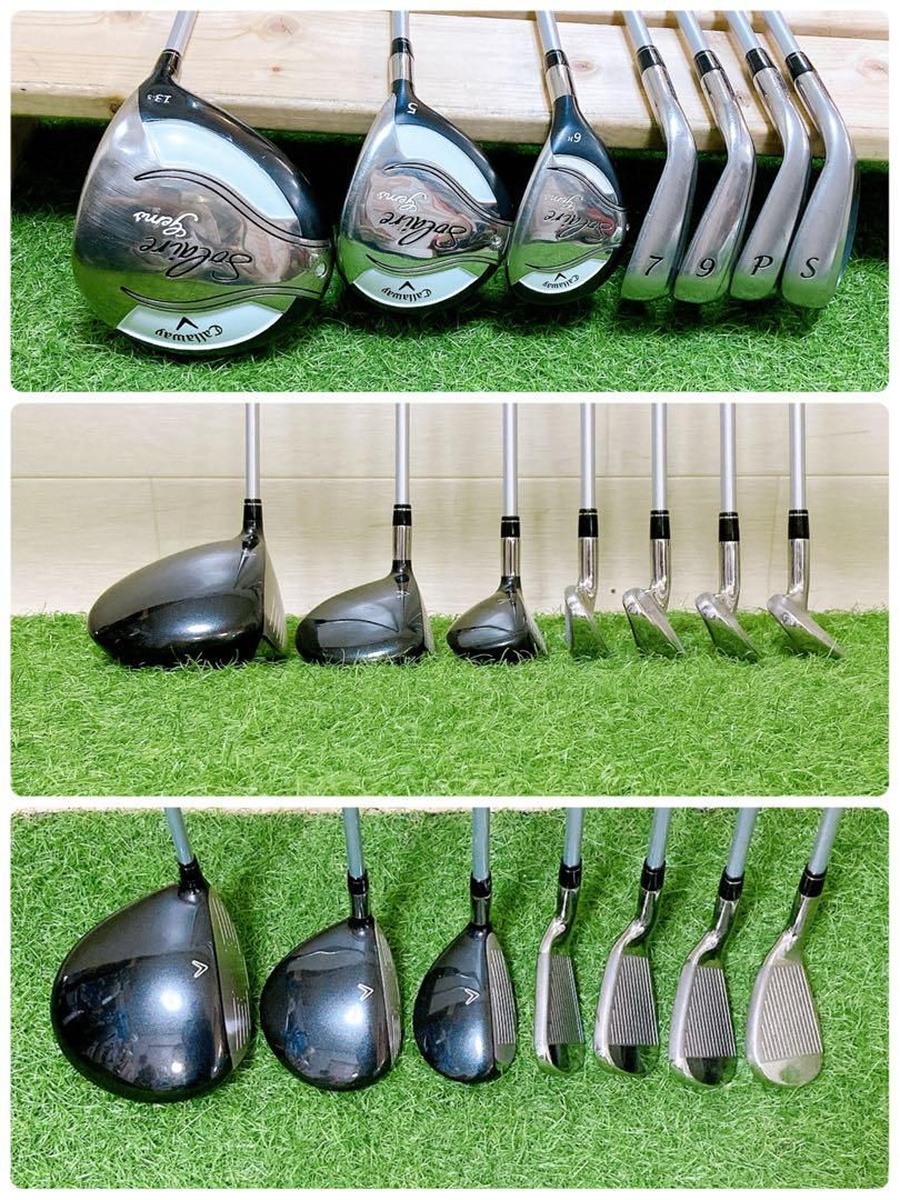 バッグなし】キャロウェイ ソレイル ジェムズ レディースセット FLEX L