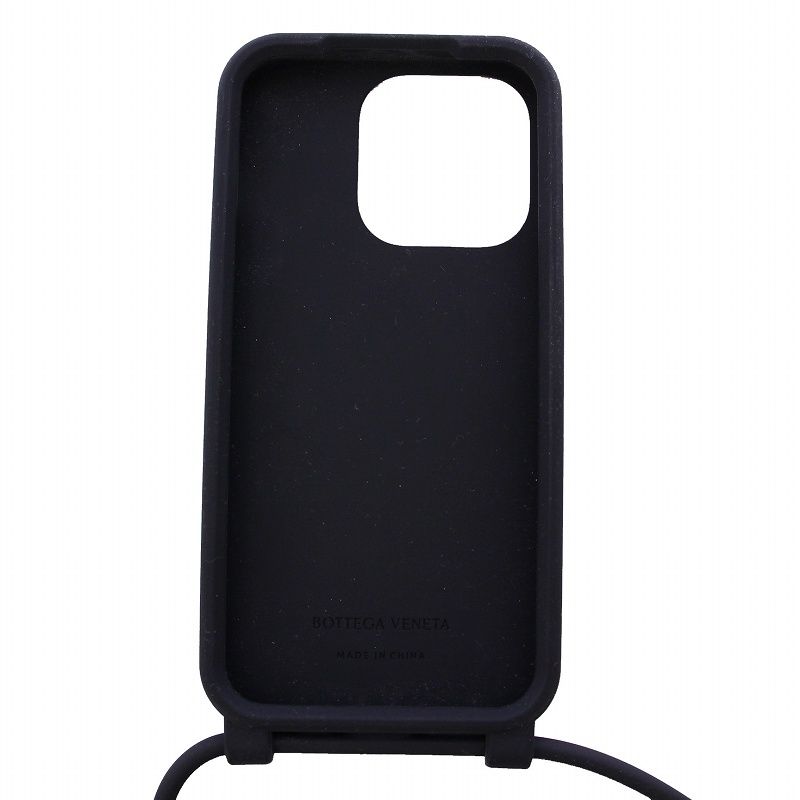BOTTEGA iPhone 13 Pro ケース ブラック ボッテガヴェネタ BOTTEGA VENETA イントレチャート iPhone