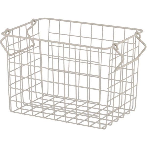 【まとめ】スタッキングワイヤーバスケット　ＷＨ　２６ｘ１８ｘ１８ 【×6セット】