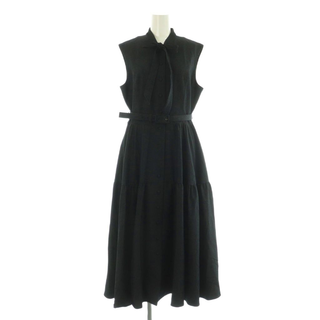 ルネ Rene 2024年物デニム風ウエストベルトワンピース ロング