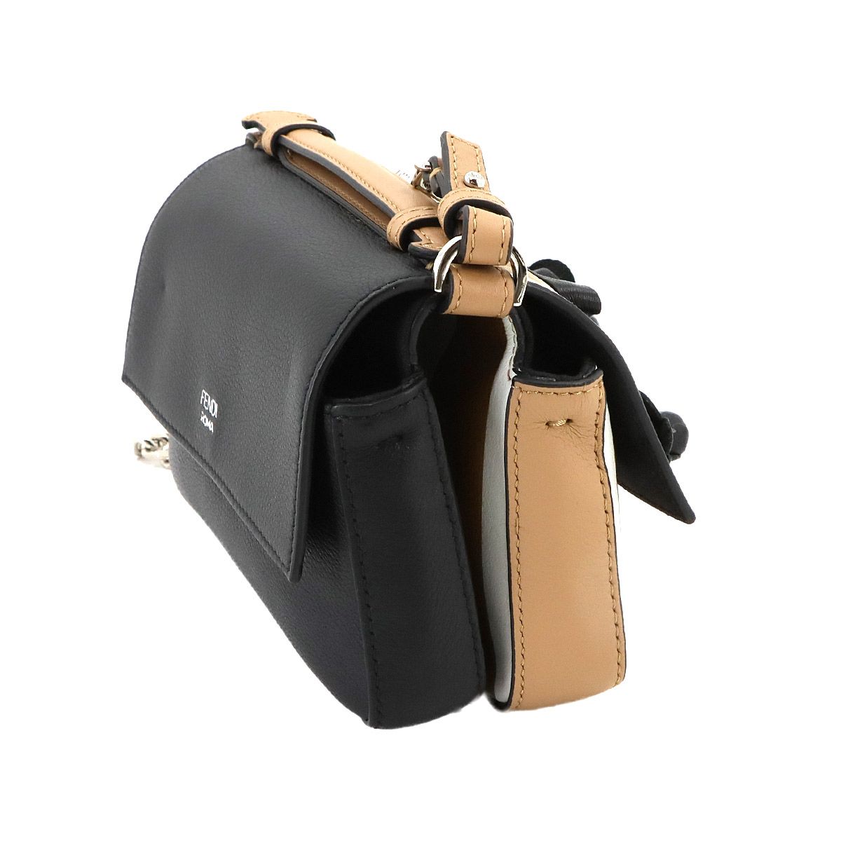 未使用 展示品 フェンディ FENDI ダブル マイクロ バケット 2way  