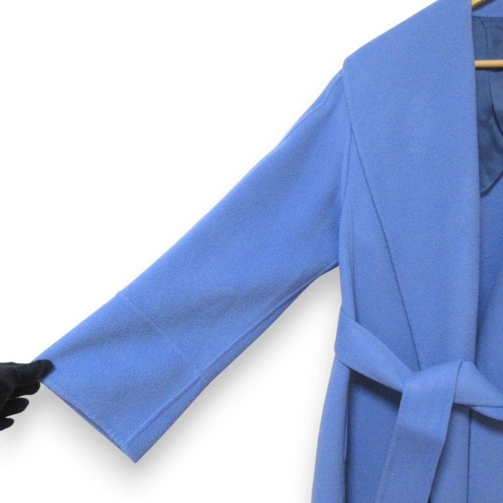 美品 22AW ANAYI アナイ シャルムビーバーショールカラーコート ガウン  