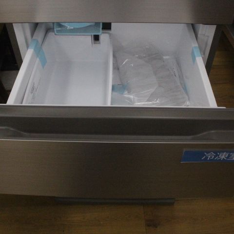 送料別途／送料はお問合せください! たっぷり冷凍室2段収納 幅60cm 未