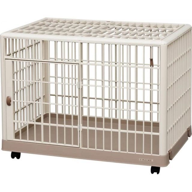アイリスオーヤマ プラケージ 810 ベージュ 犬 ケージ 室内 1段 小型犬用 猫 ケージ キャットケージ ペットケージ ルームケージ