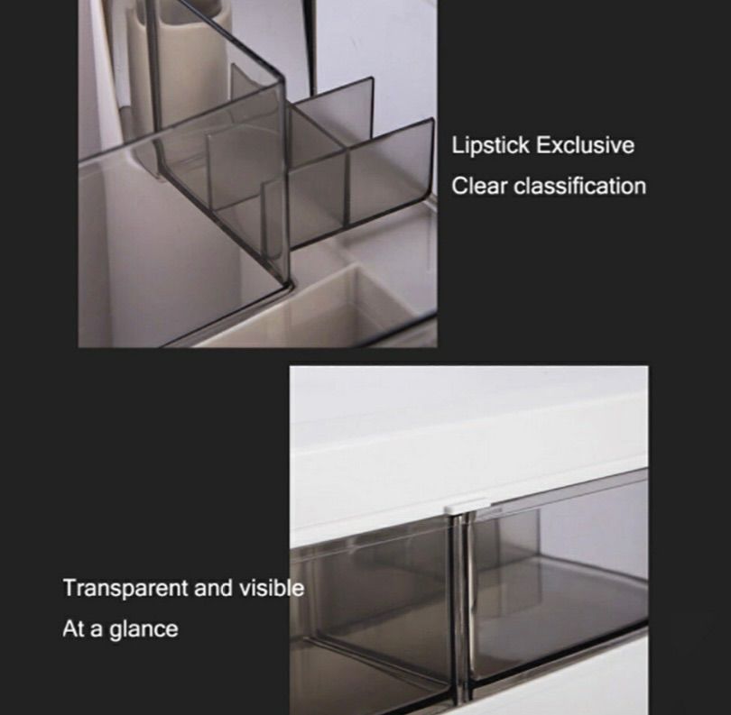 メイクボックス LED 大容量 ドレッサー コスメボックス 可愛い 送料