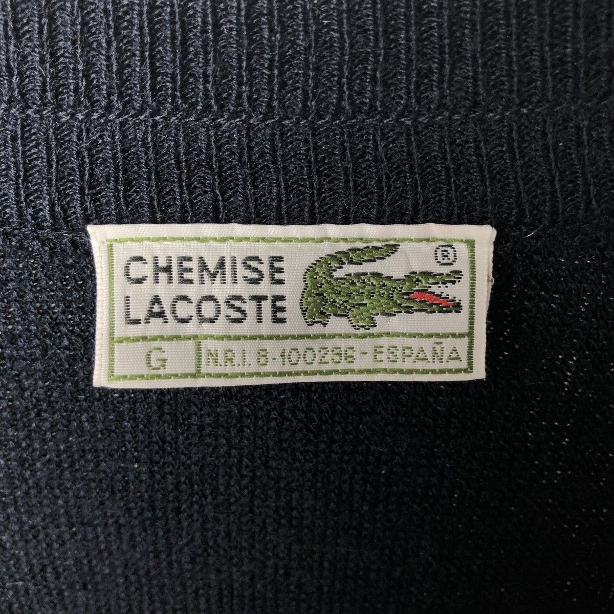 アクリルニットカーディガン