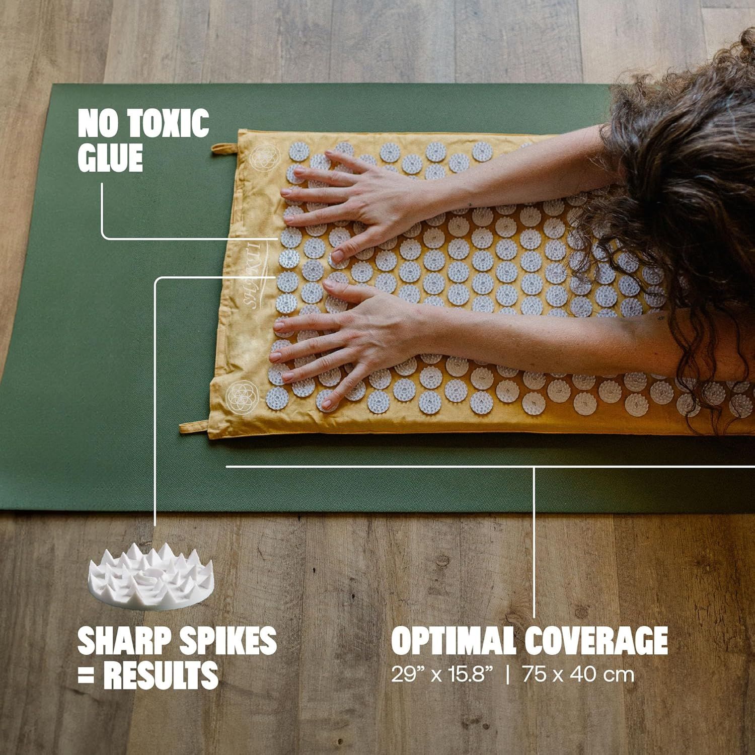 正規品】シャクティ シャクティマット イエロー 黄色 レベル1 指圧