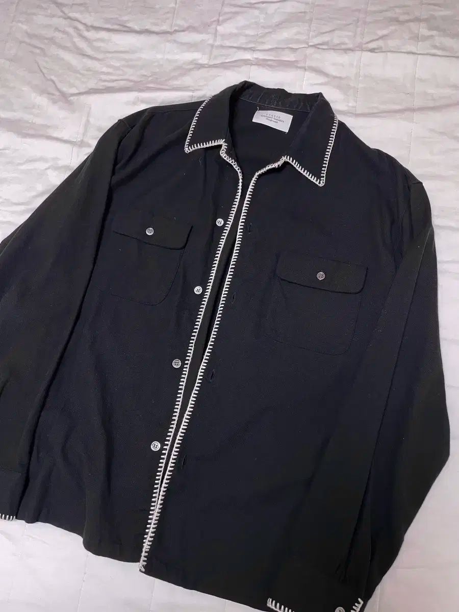 23ss ステッチ オープン シャツ