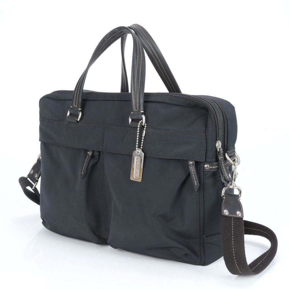 コーチ レザー 2WAY ビジネス バッグ 斜め掛け ショルダー 書類鞄