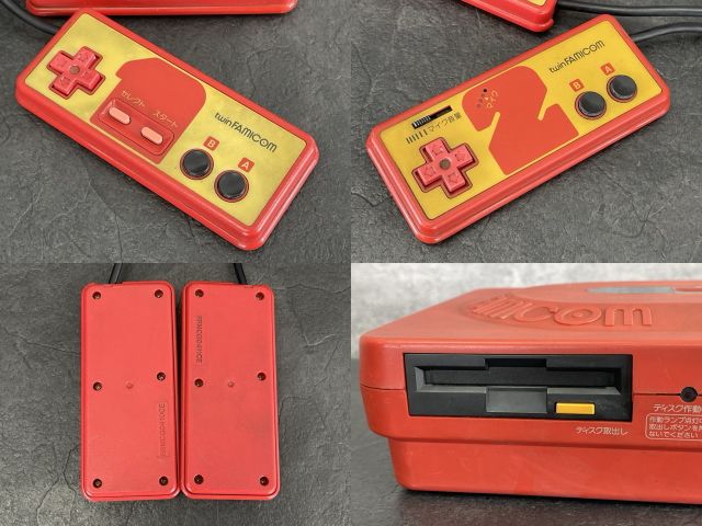 SHARP Twin Famicom AN-500R レッド動作品 Sharp Twin Famicom AN-500R Console - Consolevariations
