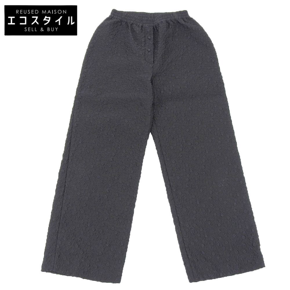本日まで限定値下げ　セシリー バンセン エンボス加工 パンツ UK6 ブラック Cecilie Bahnsen セシリー バンセン 美品 Cecilie Bahnsen