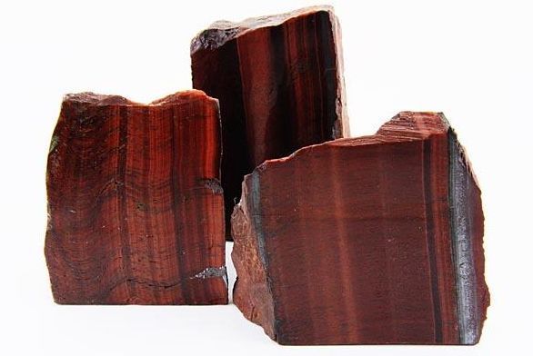 原石一面磨き レッドタイガーアイ 1個売り 天然石 パワーストーン