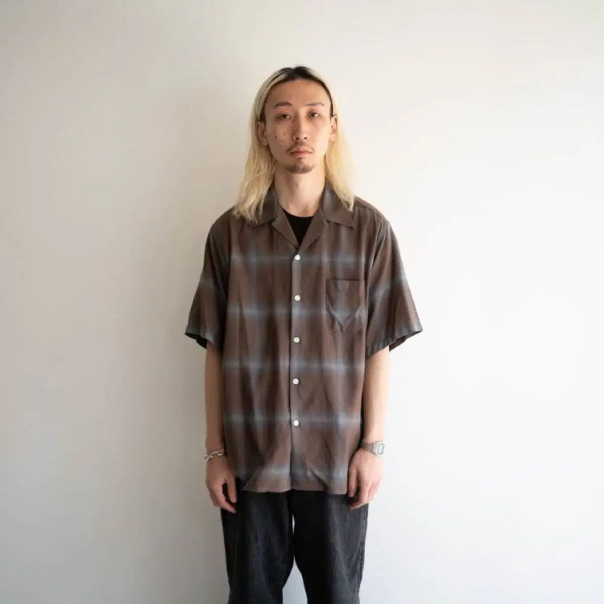 ワコマリア wacko Maria 23SS オンブレ wackomaria 23SS