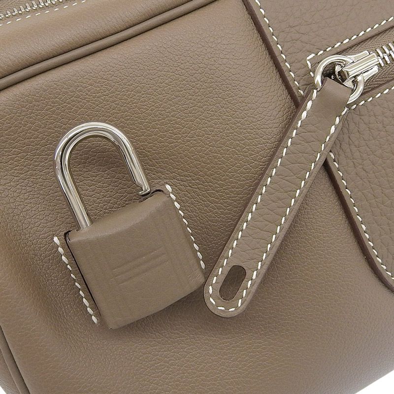 エルメス HERMES プティクーリエ ショルダーバッグ エヴァーカラー/トリヨンクレマンス エトゥープ W刻印 2024年 中古 新入荷 HE1132 HERMES（エルメス） プティ クーリエ ショルダーバッグ エヴァーカラー