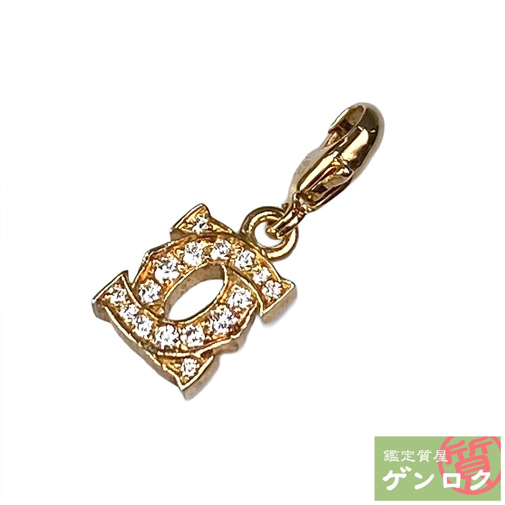 Cartier ダイヤモンド CCロゴチャーム Cartier カルティエ 2Cロゴ ネックレス／チャームトップ 41783