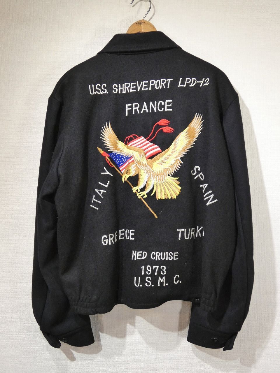 CROPPED HEADS リバーシブル 別珍×サテンキルト スカジャン M CROPPED