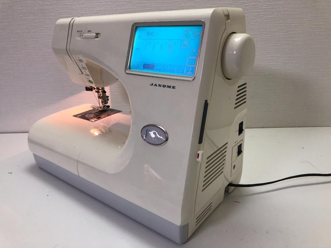 動作確認済 JANOME ジャノメ ミシン コンピューターミシン MODEL9000 手工芸 ハンドメイド 洋裁 刺繍 ハンドクラフト 裁縫 ケース付き 250423-3