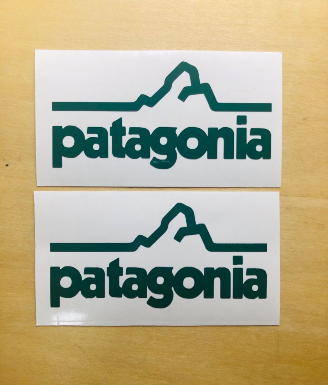 patagonia - patagonia ステッカー カッティング　白 20枚 パタゴニア Patagonia 山型 カッティングステッカー 白1枚の通販