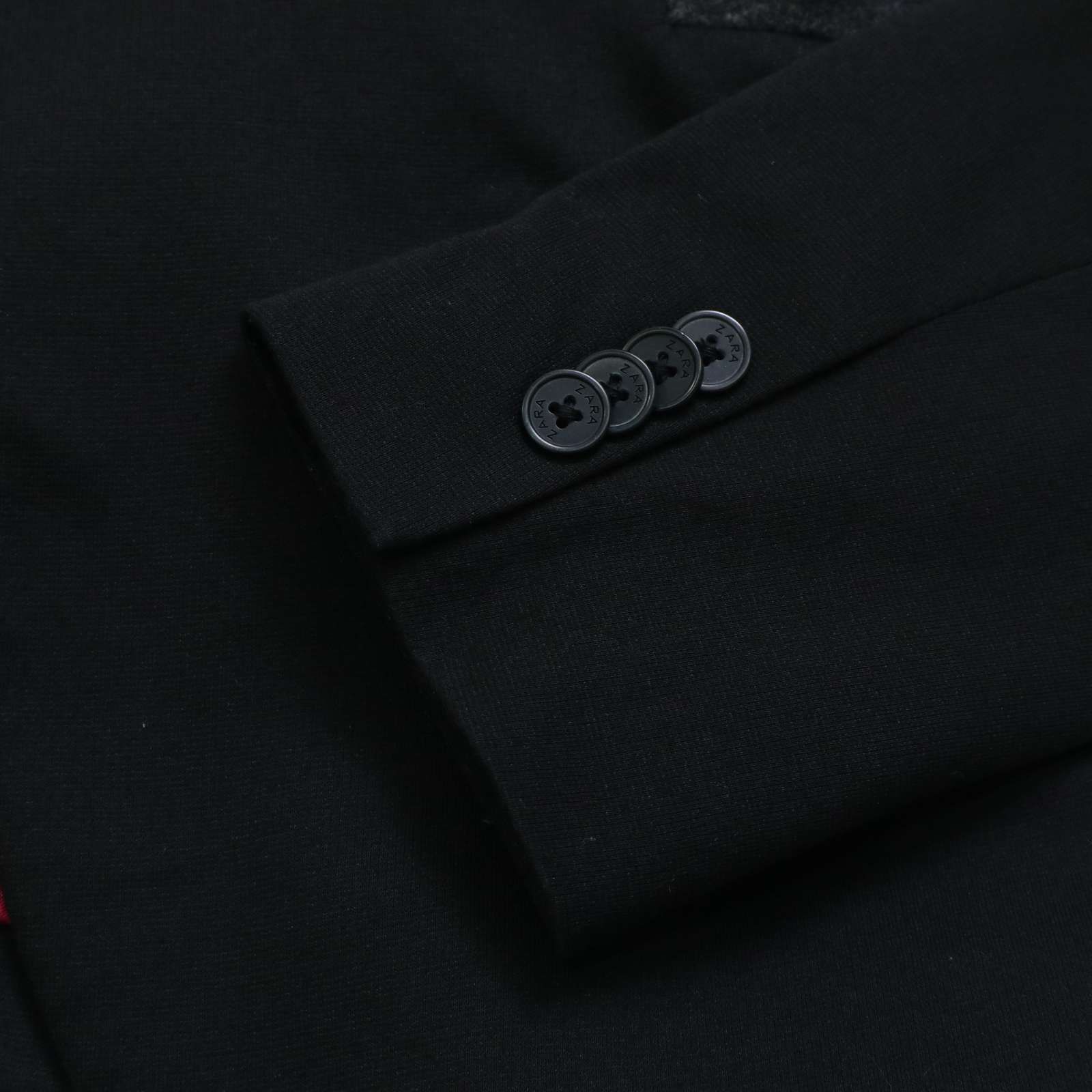ZARA ザラ マン 秋冬 ウール混☆ ジャケット ノーカラー Sz.L メンズ 