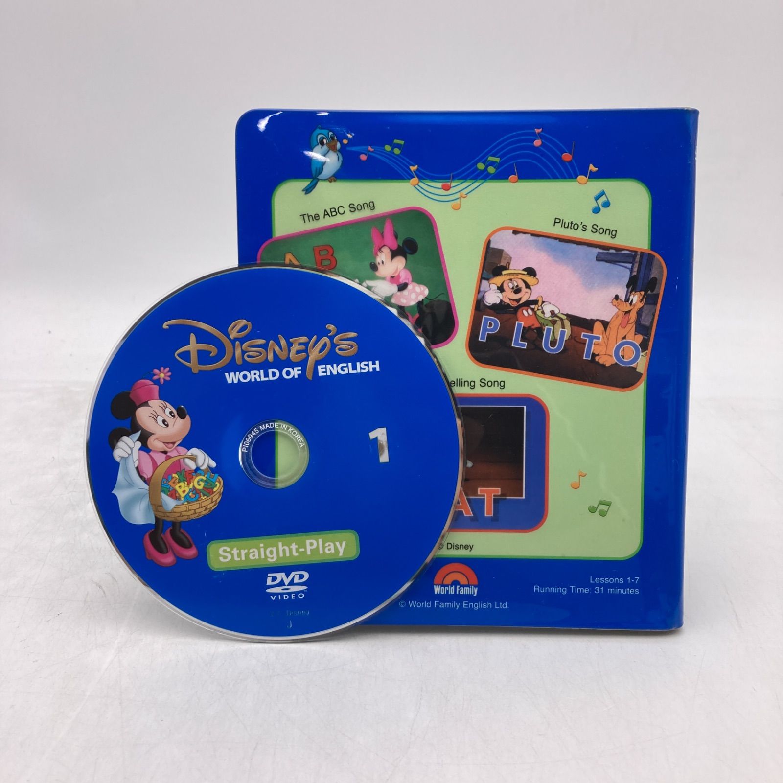 ストレートプレイ DVD　新子役　字幕あり　ディズニー英語システム　700405 ストレートプレイ DVD 新子役 字幕付 ディズニー英語システム