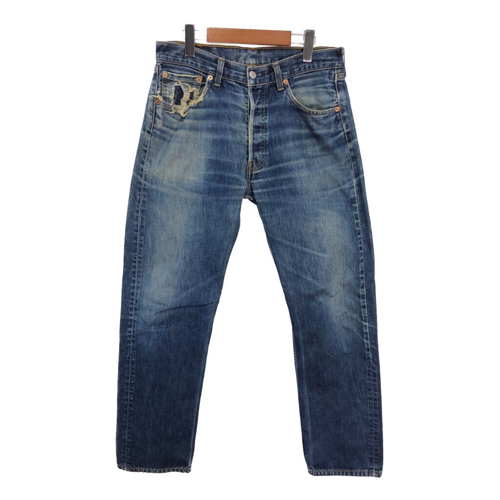 Levi s リーバイス 501 デニムパンツ ブルー メンズ W33 L32 古着 T7834