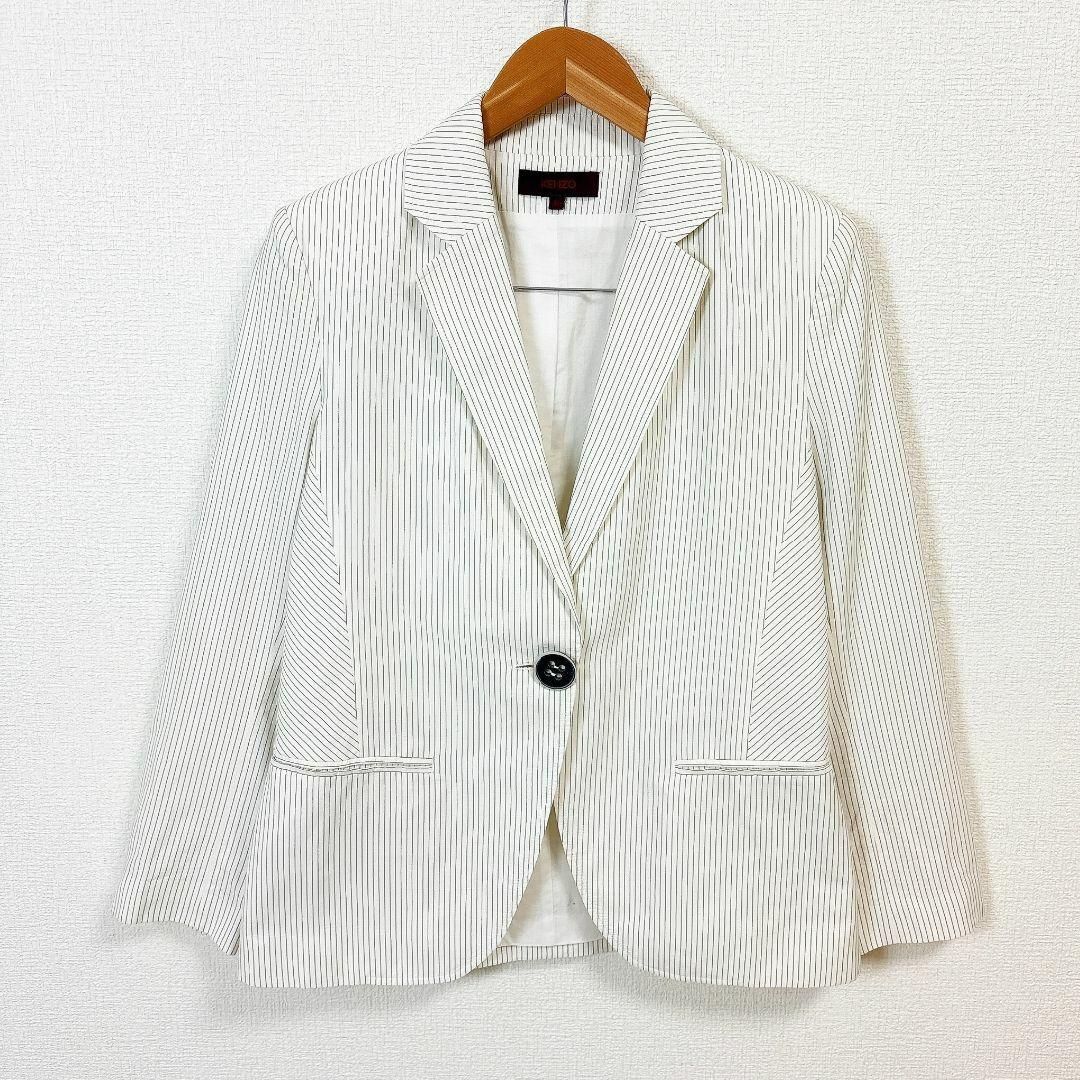 ケンゾー 刺繍パンツセットアップ 春夏 ワンボタン ジャケット40