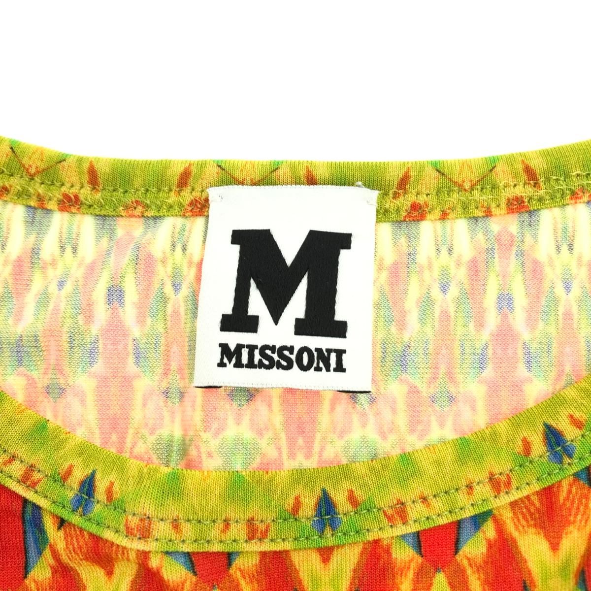 MISSONI - M MISSONI エムミッソーニ 半袖フレアー カットソー サイズ:XS  マルチカラー  レディース 　240001143816 M MISSONI エムミッソーニ 半袖フレアー カットソー サイズ:XS