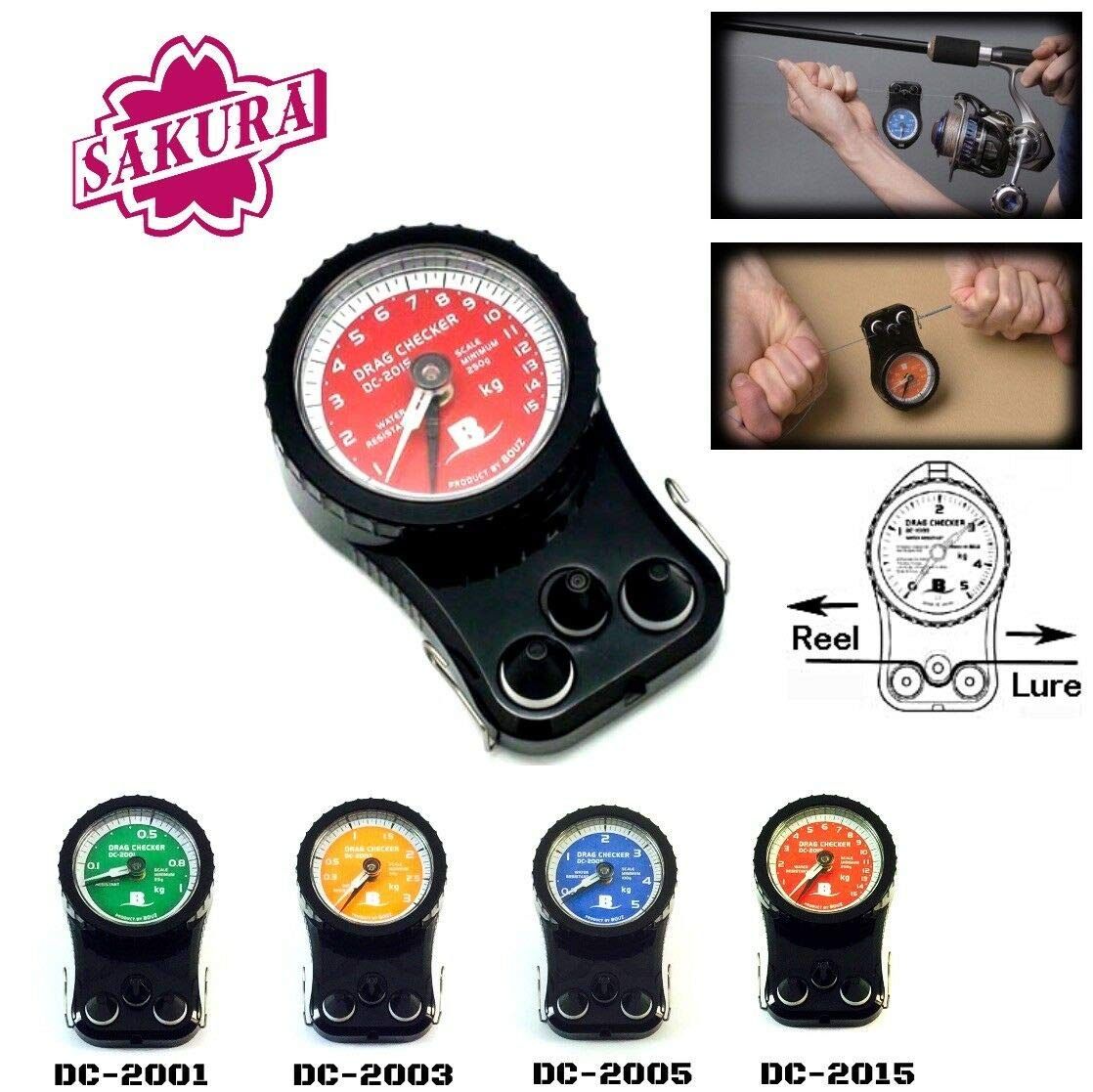 特価商品】BOUZ ドラグチェッカー 15kg 櫻井釣漁具 DC2015 最高