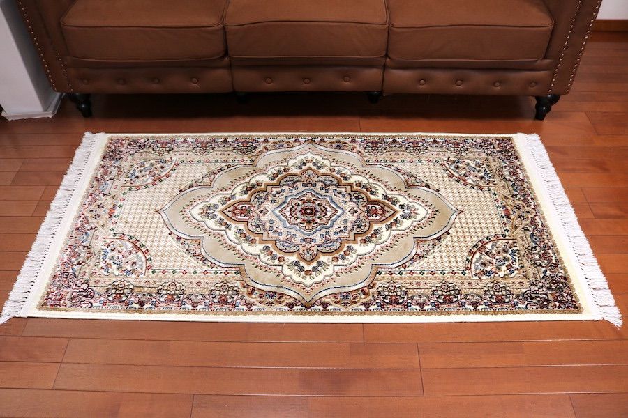 玄関マット ペルシャ柄絨毯78×167新品未使用 カーペット ラグ キッチン